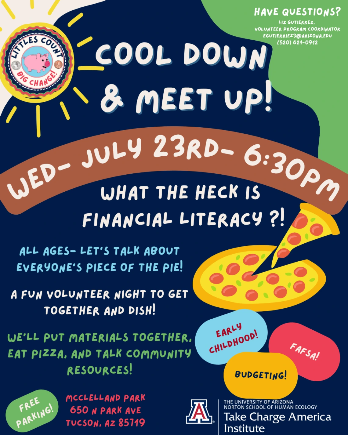 Take Charge America Institute - Cool Down & Meet Up!