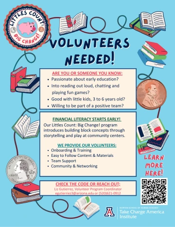Volunteers Count So Little's Can!